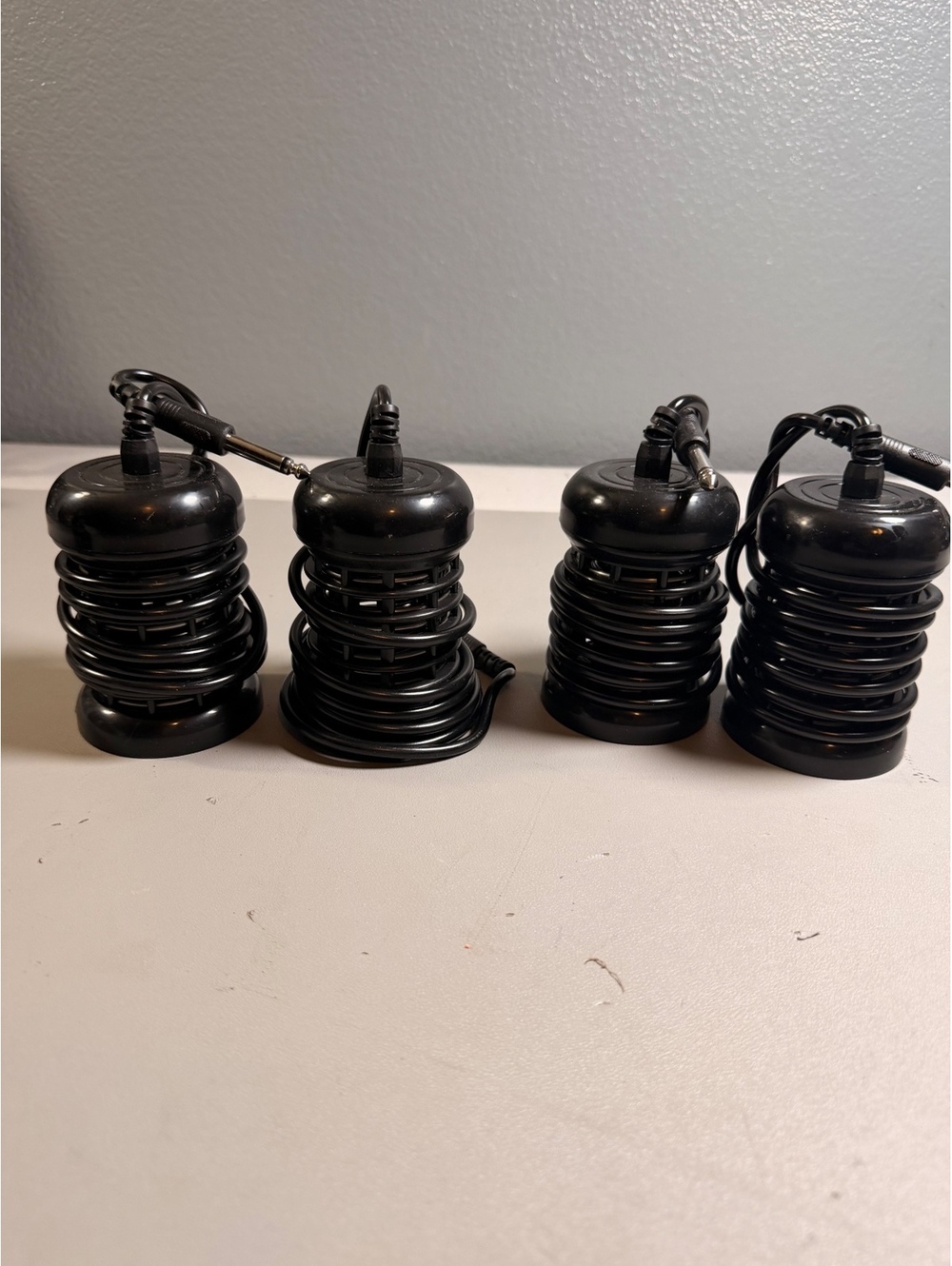 Set of 4 Black Ionic Foot Bath Detox Machine Arrays